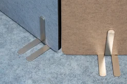 Standfüße aus Metall für Akustik-Trennwand, 2,5 cm, soni FIX Base