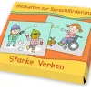 Starke Verben, Bildkarten, 6-8 Jahre