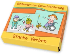 Starke Verben, Bildkarten, 6-8 Jahre