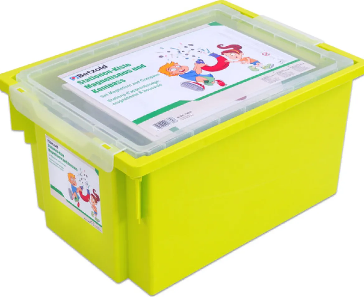 Stationenkiste Magnetismus und Kompass