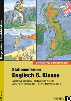 Stationenlernen Englisch, Buch, 6. Klasse