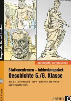 Stationenlernen Geschichte 5/6 Band 2 - inklusiv, Buch inkl. CD