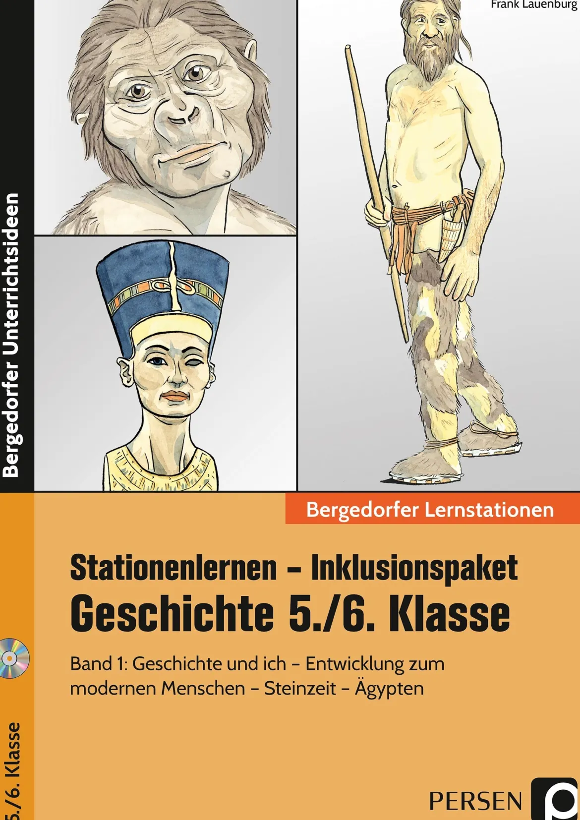 Stationenlernen Geschichte 5/6 Band 1 - inklusiv, Buch inkl. CD