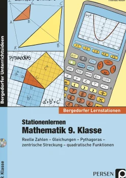 Stationenlernen Mathematik, Buch inkl. CD, 9. Klasse