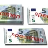 100 Stück Euro-Scheine Spielgeld zu 5 Euro