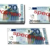 100 Stück Euro-Scheine Spielgeld zu 20 Euro