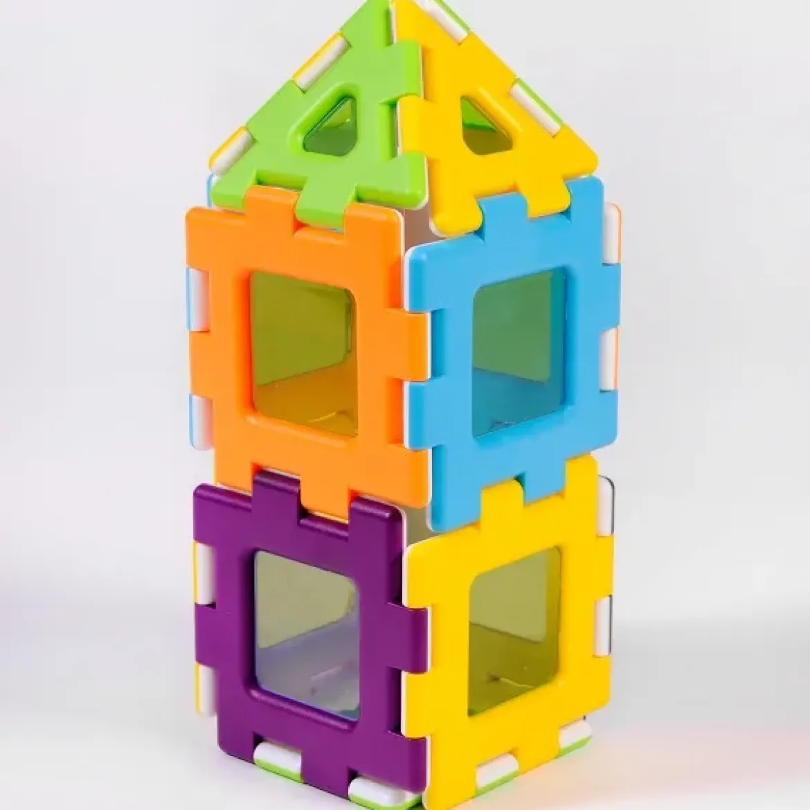 Steckbausteine, My First Polydron, Fenster-Starterset, 24 Teile, für Kleinkinder