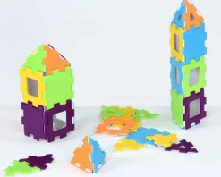 Steckbausteine, My First Polydron, Grundformen-Starterset, 40 Teile, für Kleinkinder