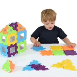 Steckbausteine, My First Polydron, Grundformen-Starterset, 40 Teile, für Kleinkinder