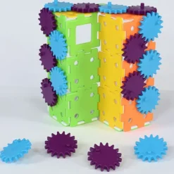Steckbausteine, My First Polydron, Zahnrad-Set, 36 Teile, für Kleinkinder