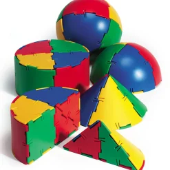 Steckbausteine, Original Polydron, Bögen und Rundungen, Starterset, 50 Teile, für Kinder