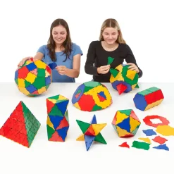 Steckbausteine, Original Polydron, Formen-Set, 414 Teile, für Kinder
