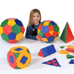 Steckbausteine, Original Polydron, Formen-Set, 414 Teile, für Kinder