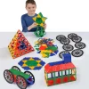 Steckbausteine, Original Polydron, Klassenset inkl. Reifen, 456 Teile, für Kinder