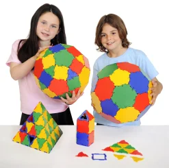 Steckbausteine, Original Polydron, Klassenset, 184 Teile, für Kinder
