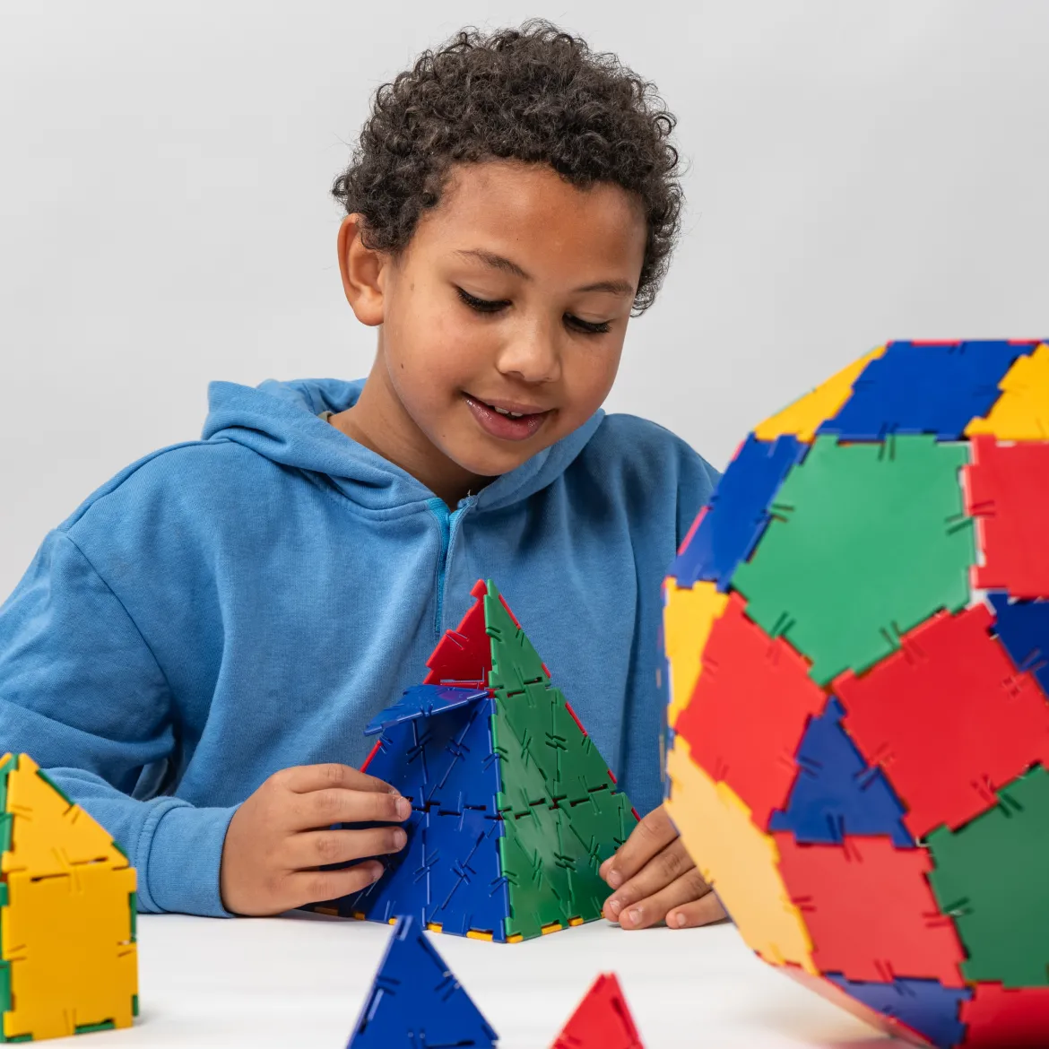 Steckbausteine, Original Polydron, Klassenset, 184 Teile, für Kinder