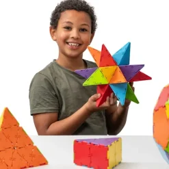 Steckbausteine, Original Polydron, Sonderfarben Klassenset inkl. Aufgabenkarten, 276 Teile, für Kinder