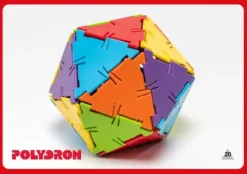 Steckbausteine, Original Polydron, Sonderfarben Klassenset inkl. Aufgabenkarten, 276 Teile, für Kinder