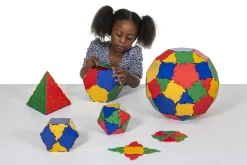 Steckbausteine, Original Polydron, Starterset, 164 Teile, für Kinder