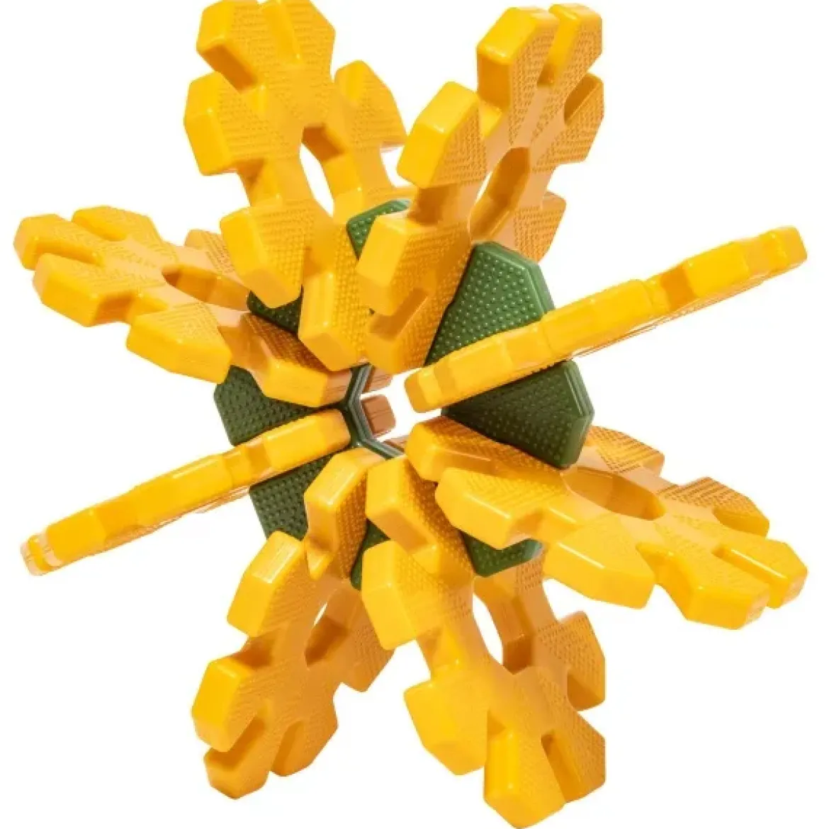 Steckblumen, Polydron My First Octoplay, Großes Set, Natural Colors, 42 Teile, aus Recyclingkunststoff, für Kleinkinder