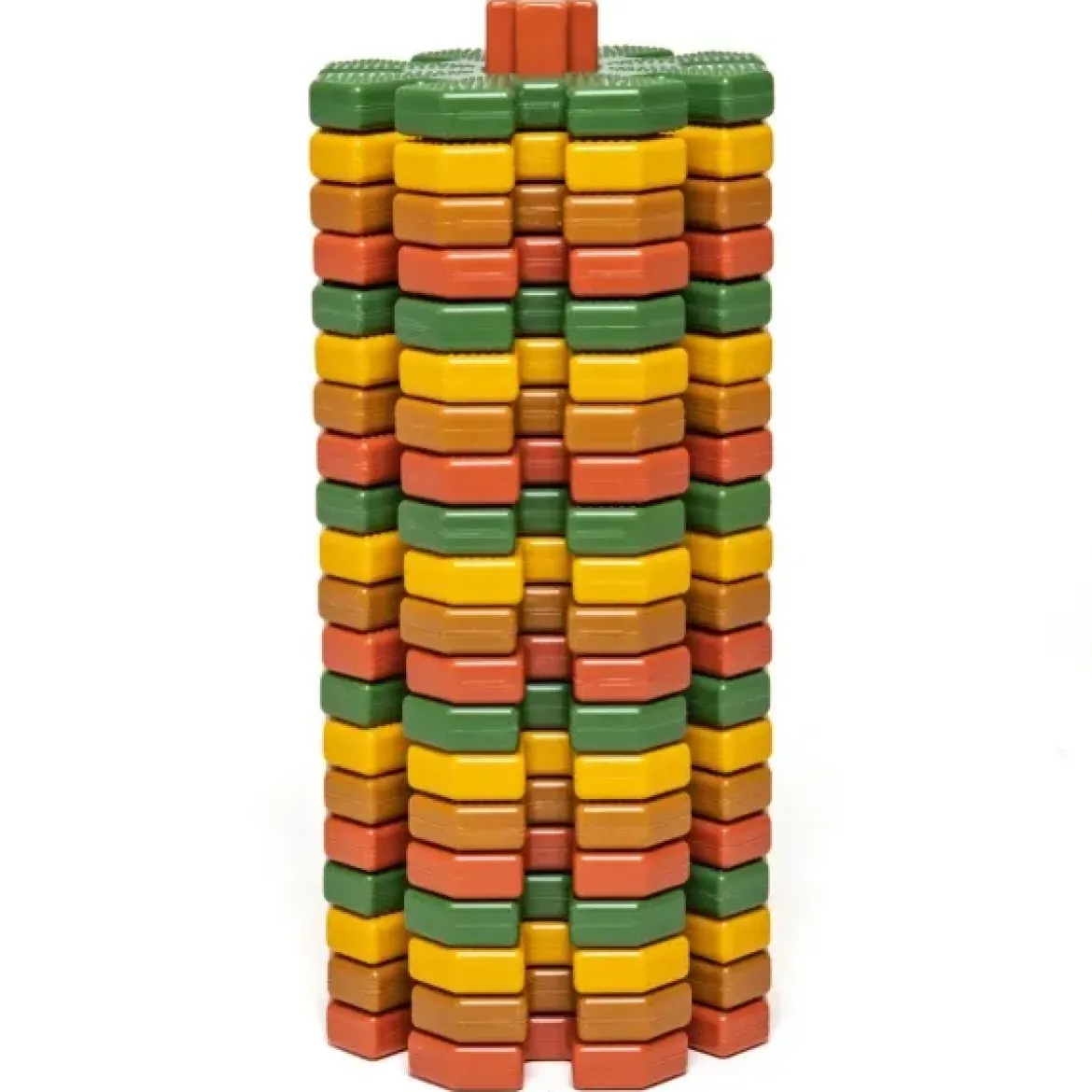 Steckblumen, Polydron My First Octoplay, Starterset, Natural Colors, 21 Teile, aus Recyclingkunststoff, für Kleinkinder