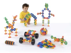 Steckblumen, Polydron Octoplay, Großes Klassenset, 296 Teile inkl. Reifen, für Kinder
