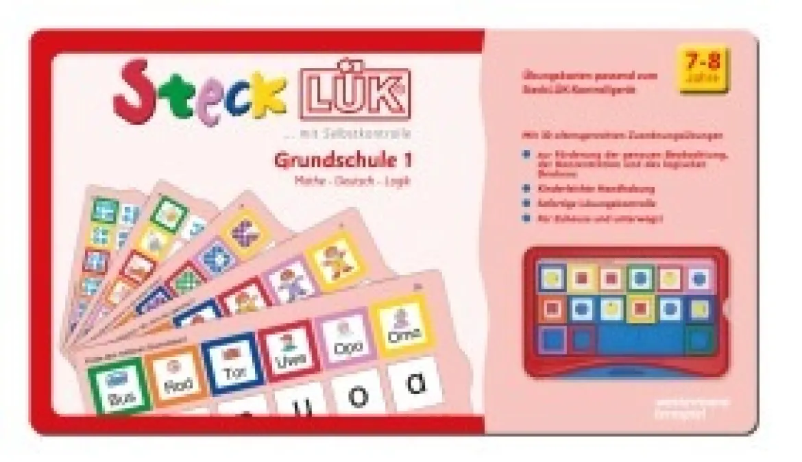 SteckLÜK-Übungsblock Grundschule 1: Mathe-Deutsch-Logik, 7-8 Jahre
