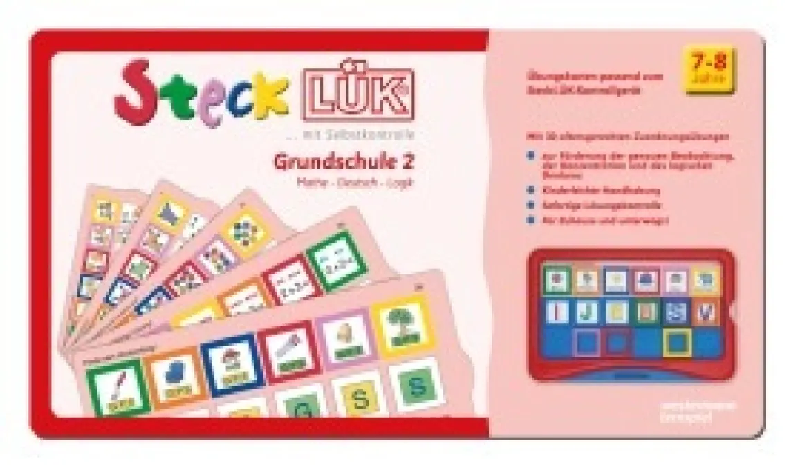 SteckLÜK-Übungsblock Grundschule 2: Mathe-Deutsch-Logik, 7-8 Jahre
