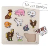 Steckpuzzle Nutztiere, ab 3 Jahre
