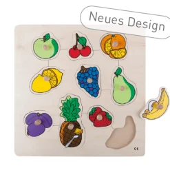 Steckpuzzle Obst, ab 3 Jahre