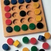 Steckspiel, 25 Löcher