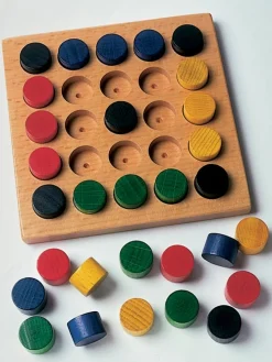 Steckspiel, 25 Löcher