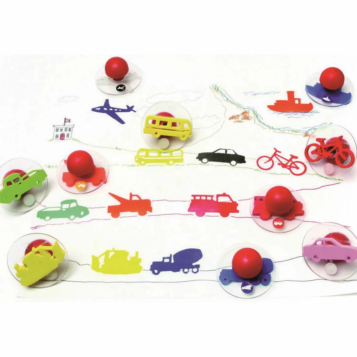 Stempel - 10 Stück - Transport