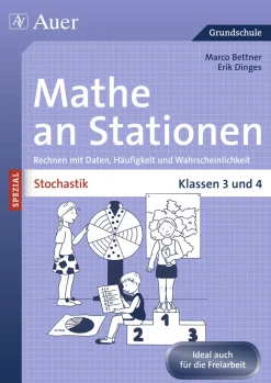 Stochastik an Stationen, Buch, 3.-4. Klasse