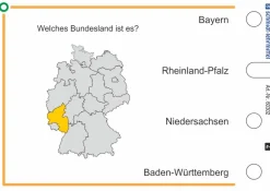 Stöpselkarten 'Deutschland'