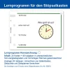 Stöpselkarten 'Uhrzeiten'