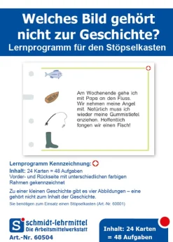 Stöpselkarten 'Welches Bild gehört nicht zur Geschichte?'