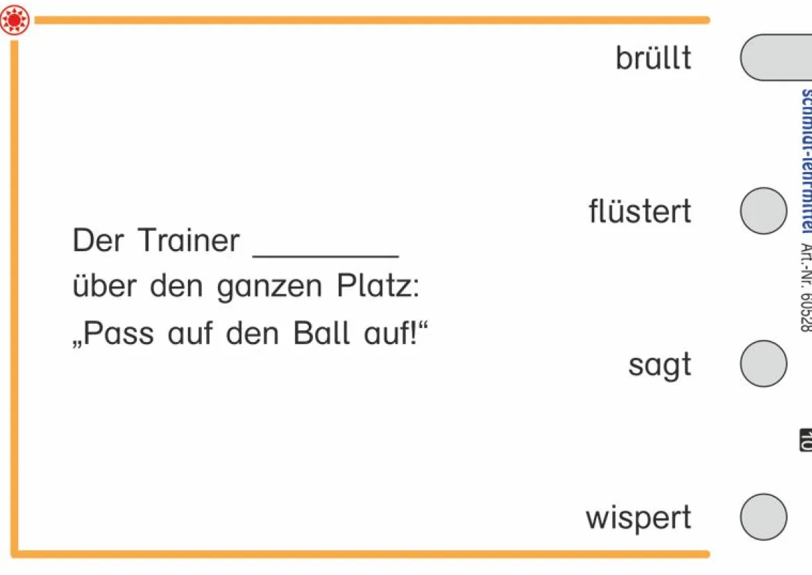 Stöpselkarten Wörtliche Rede, 4. Klasse