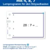 Stöpselkarten '1 x 1 und Division mit 4, 8, 7'