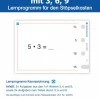 Stöpselkarten '1 x 1 und Division mit 3, 6, 9'