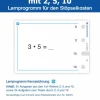 Stöpselkarten '1 x 1 und Division mit 2, 5, 10'