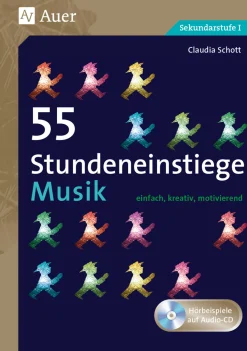 55 Stundeneinstiege Musik, Buch, 5. bis 10. Klasse