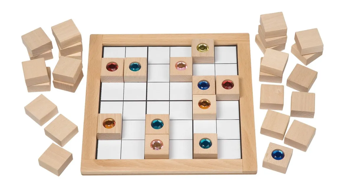 Sudoky 6 x 6, 4er Set, Logikspiel, ab 4 Jahre