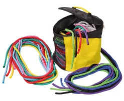 Super-Sparset Springseile, Rundtasche mit 20 Seilen, ab 5 Jahre