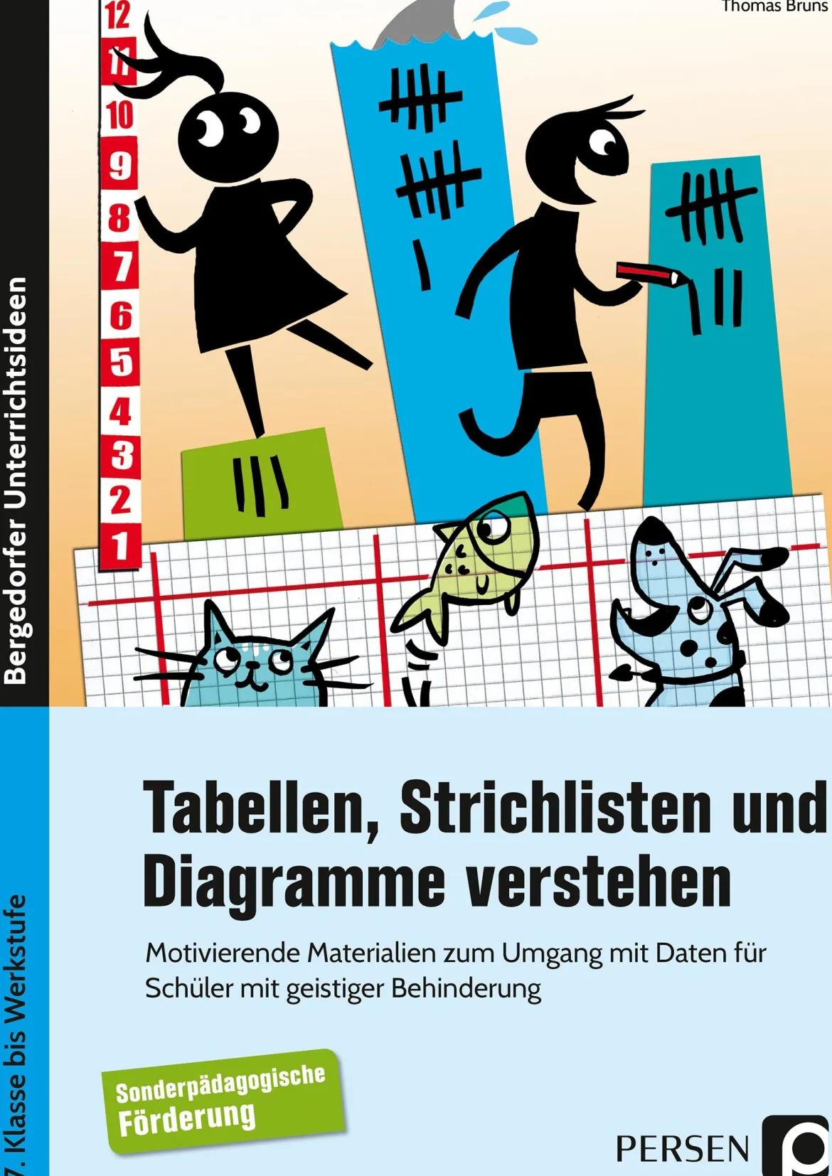 Tabellen, Strichlisten und Diagramme verstehen, Buch, 7. Klasse bis Werkstufe