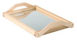 Tablett mit Spiegelboden, ab 5 Jahre