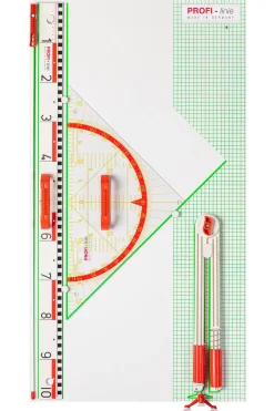 Tafelzeichengeräte Satz I aus RE-Plastic° PROFI-linie (165101.000)