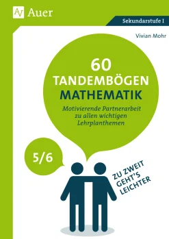 60 Tandembögen Mathematik, Buch, Klassen 5 und 6