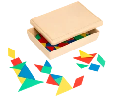 Tangram in ReWOOD-Box, Legespiel
