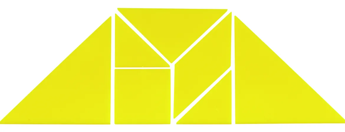 Tangram in Sortierbox mit Deckel, ab 4 Jahre